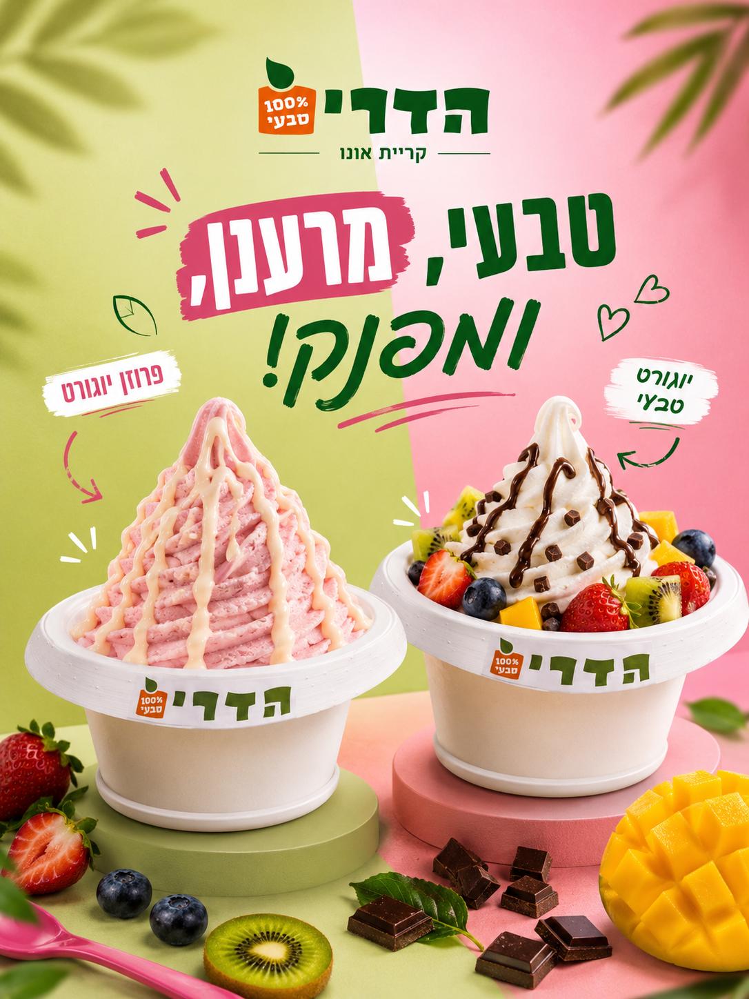 יוגורט הדרים – מודעות לסושיאל